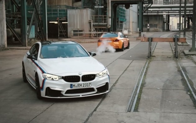 BMW M Performance ad with M4