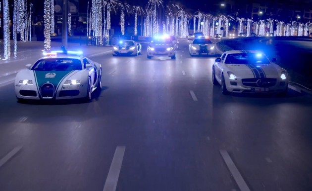 Dubai police patrol