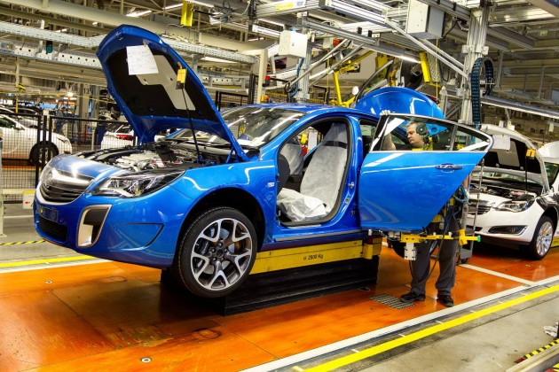 Holden Insignia VXR production-Germany