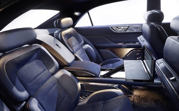 2015 Lincoln Continental Concept-rear seats