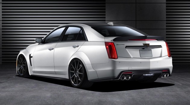 2016 Cadillac CTS-V Hennessey HPE1000-rear