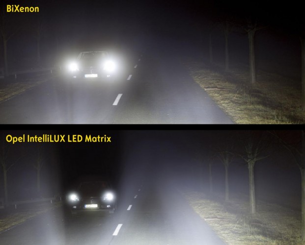 Opel IntelliLux LED Matrix beam