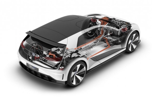 Volkswagen Golf GTE Sport Concept-powertrain
