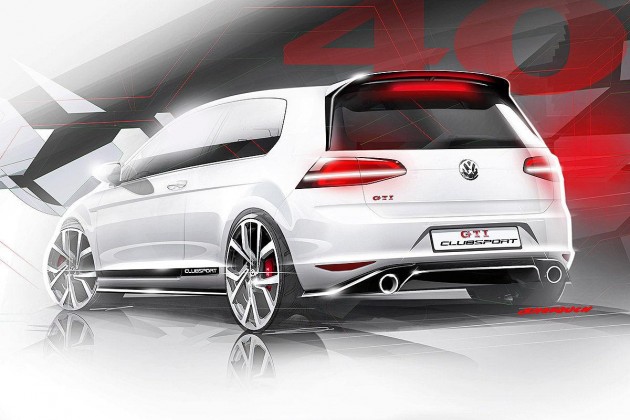 Volkswagen Golf GTI Clubsport concept-sketch