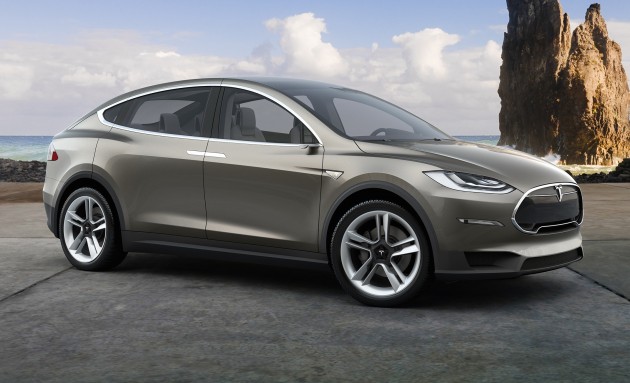 top SUVs Tesla Model X teaser