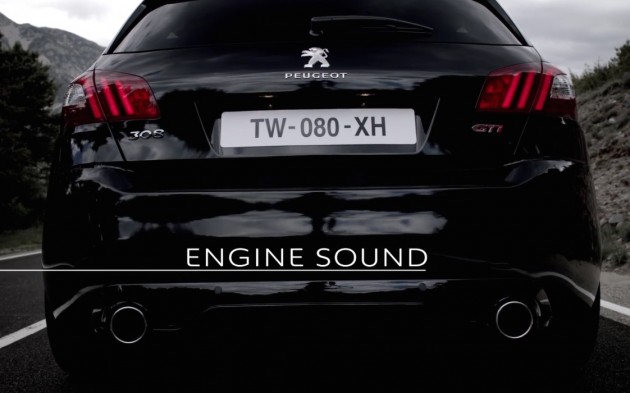 Peugeot 308 GTi engine sound