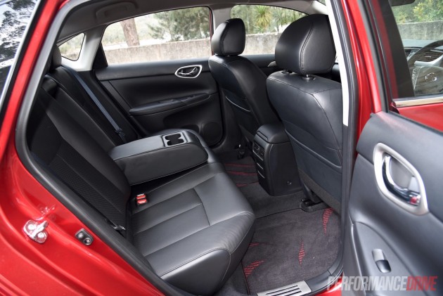 2015 Nissan Pulsar SSS sedan-rear seats