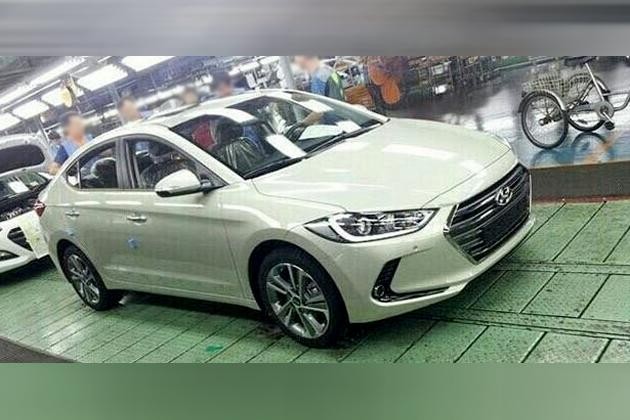 2016 Hyundai Elantra at factory-front