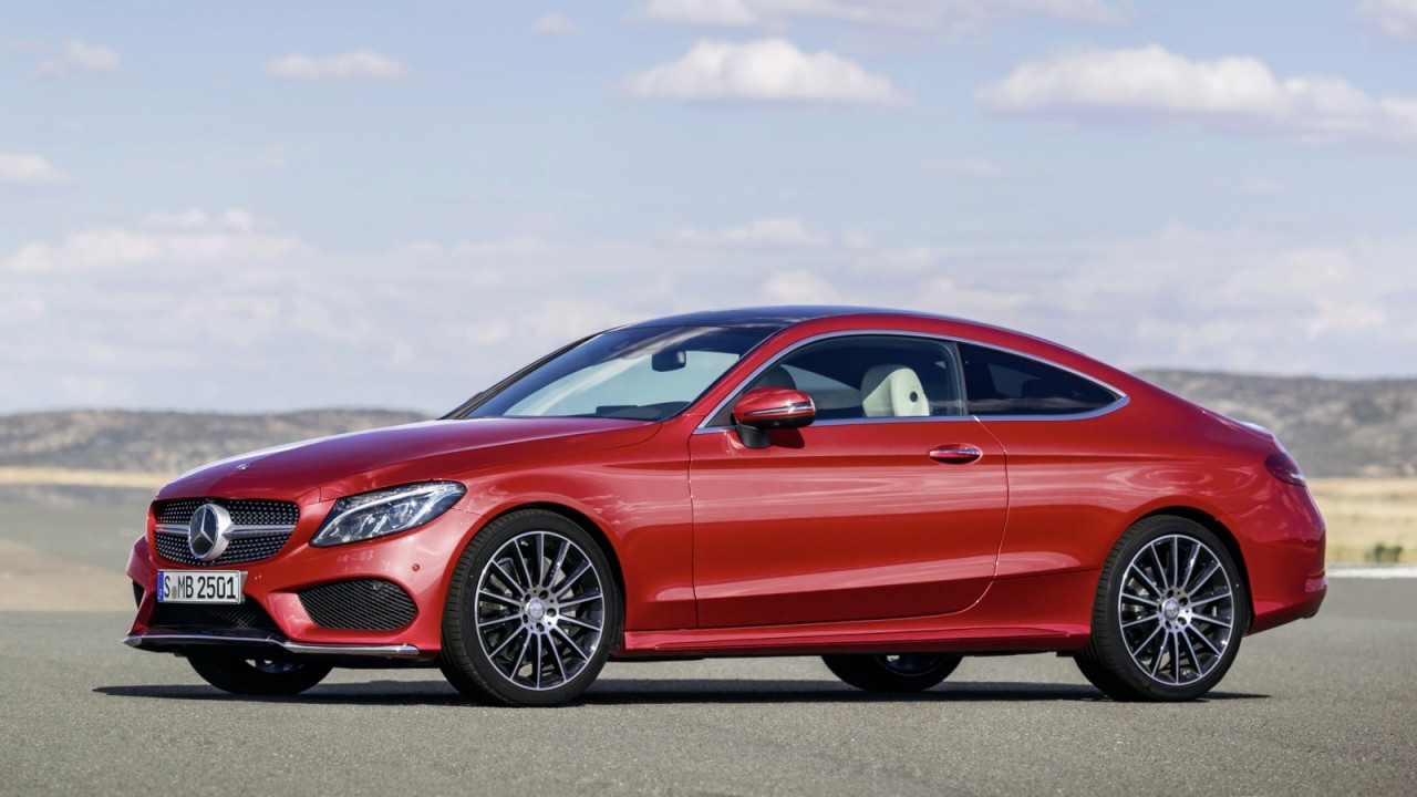 2016 Mercedes Benz C Class Coupe revealed lighter larger 