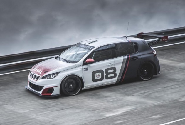 Peugeot 308 Racing Cup car-driving
