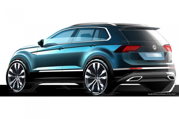 2016 Volkswagen Tiguan sketch-rear