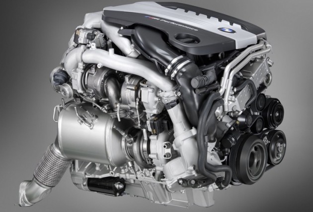New bmw tri turbo diesel engine