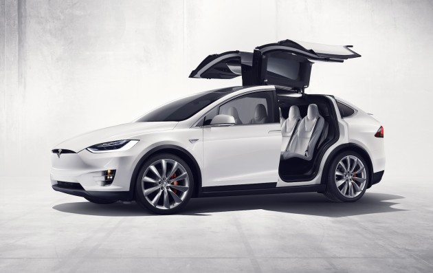 Tesla Model X-Falcon doors