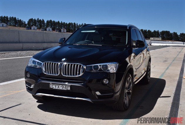 2015 BMW X3-track test
