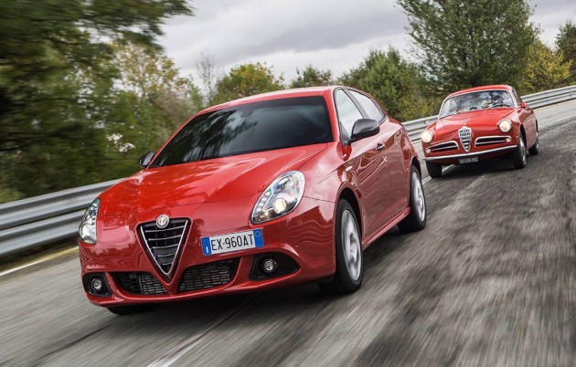 Alfa Romeo Giulietta Sprint-old and new
