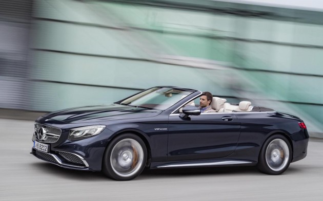 2016 Mercedes-AMG S 65 Cabrio-roof down