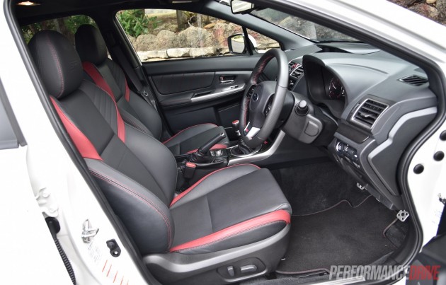 2016 Subaru WRX STI-seats