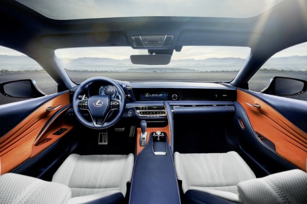 Lexus LC 500h-interior
