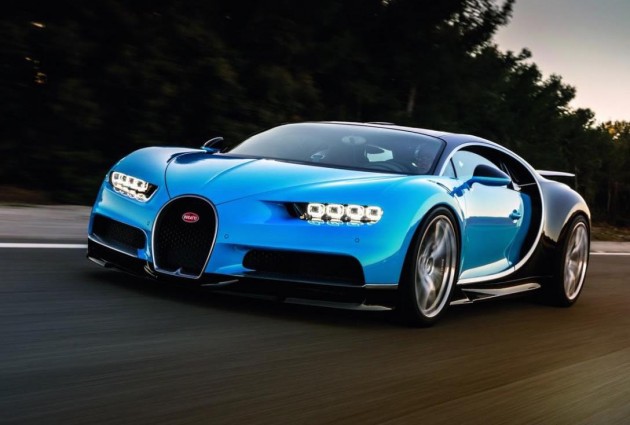 Bugatti Chiron-road