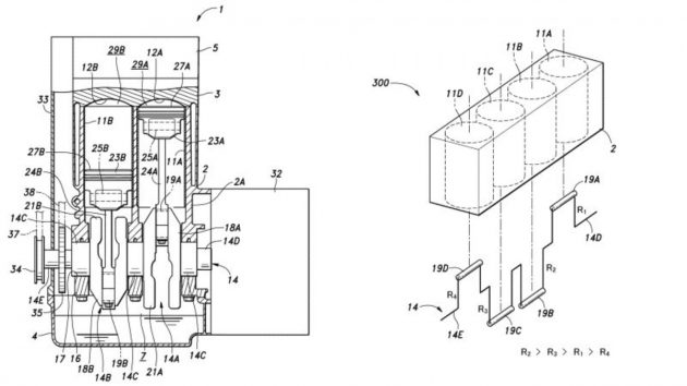 Honda variable displacement patent