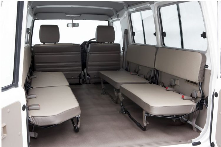 2016 Toyota LandCruiser 70-rear seats