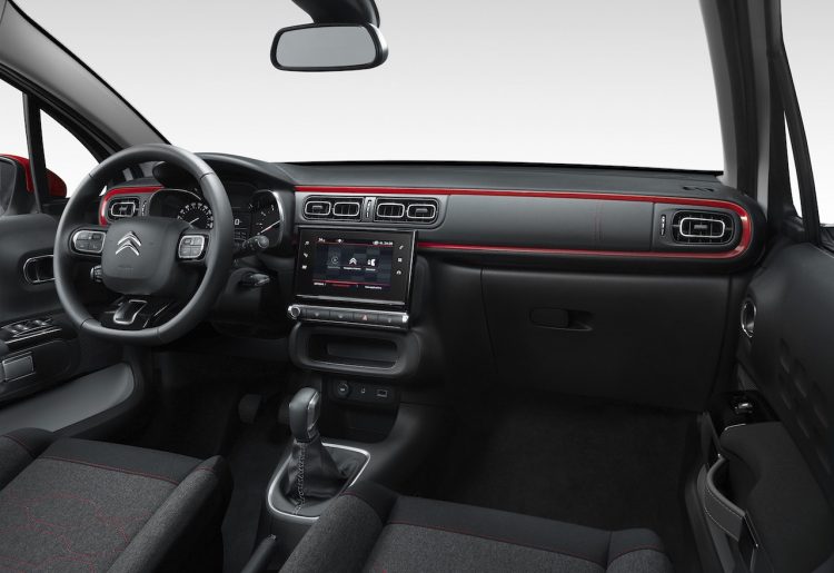 2017 Citroen C3-interior