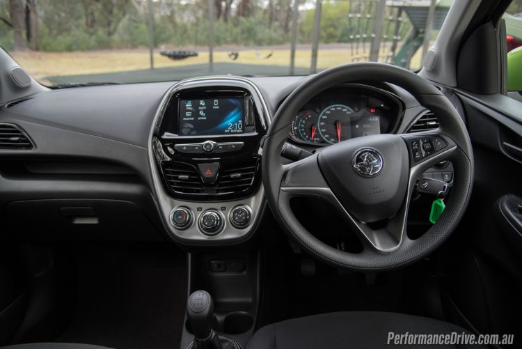 2016 Holden Spark LS-dash