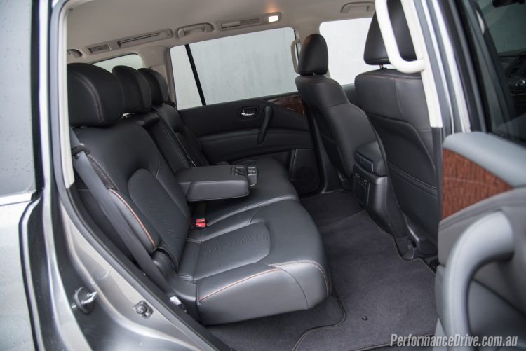 2016 Nissan Patrol Ti-rear seats