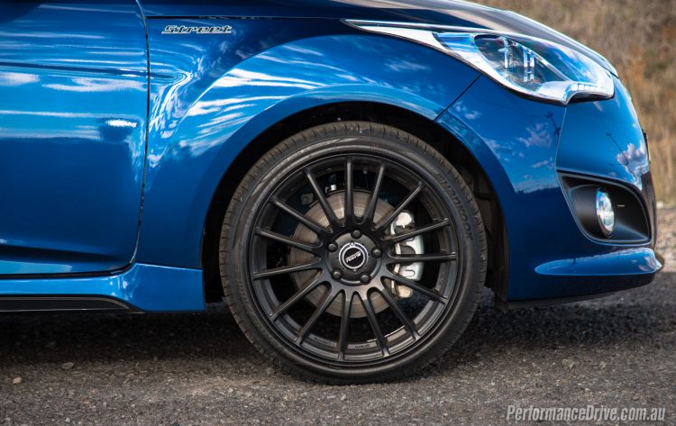 2016 Hyundai Veloster Street Turbo-RAYS wheels