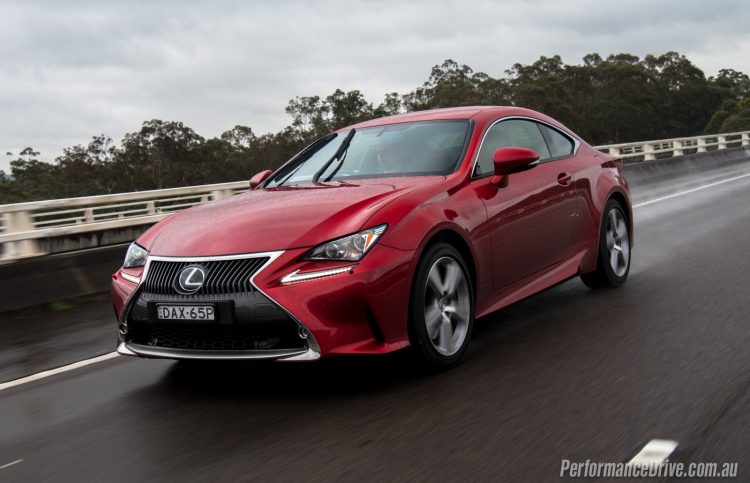 2016 Lexus RC 200t-Infrared red