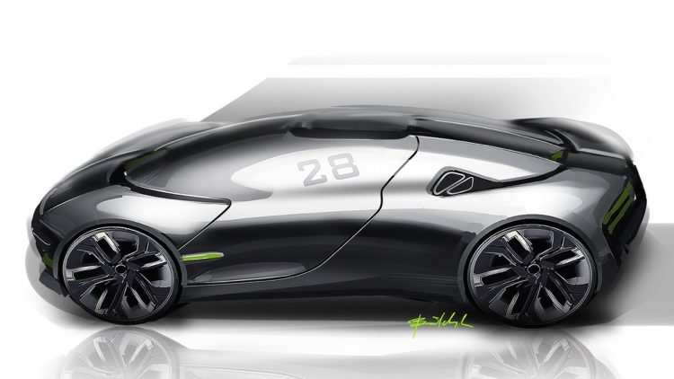 THX sports car concept-side