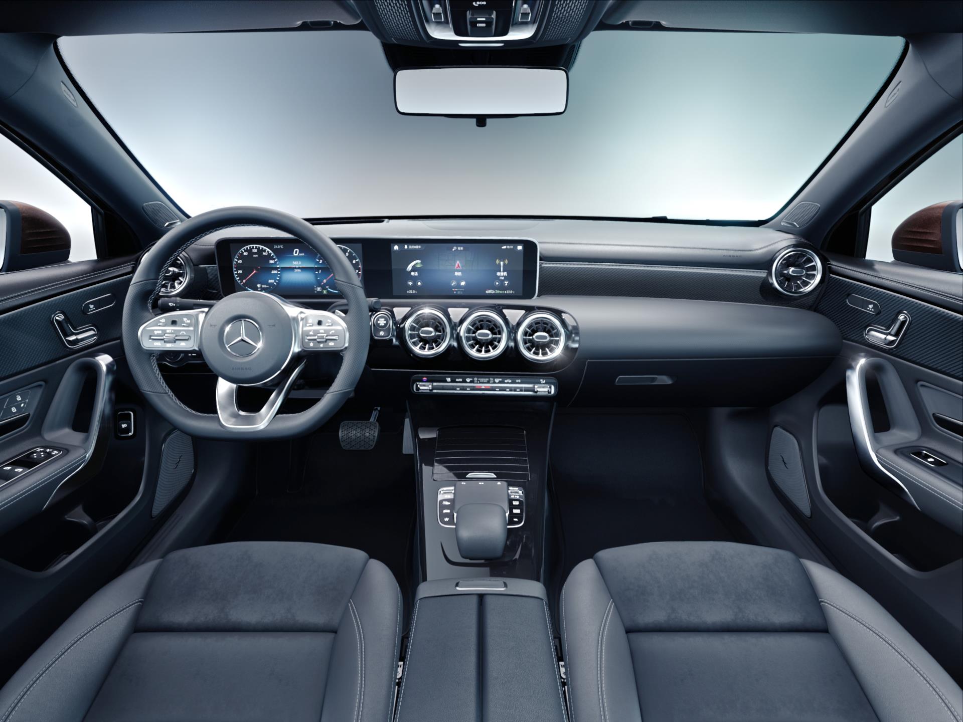 2019 Mercedes Benz A Class sedan interior
