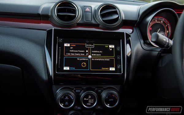 Suzuki Swift Sport Touchscreen Performancedrive