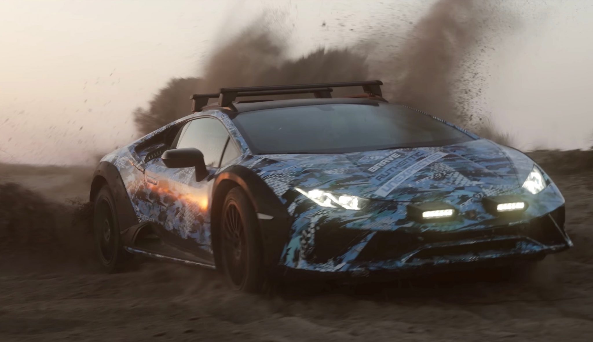 Lamborghini Huracan Sterrato Off Roader Previewed Video