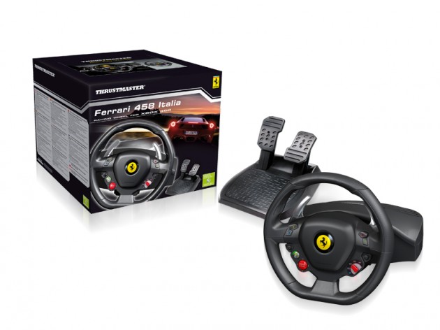 Thrustmaster Ferrari 458 steering wheel controller for Xbox 360 ...