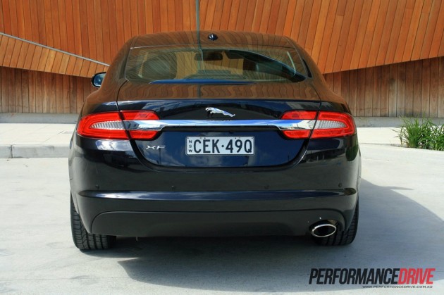 jaguar xf and rear end