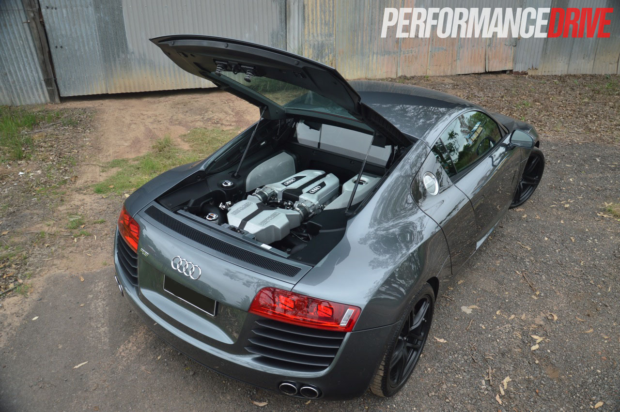 Video: RamSpeed Audi R8 V8 with Heffner twin-turbo kit