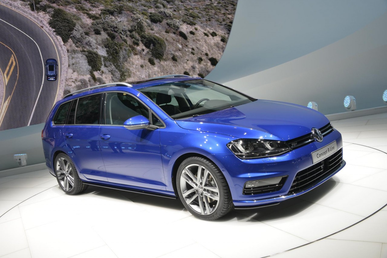 Volkswagen Golf Estate RLine concept unveiled at Geneva