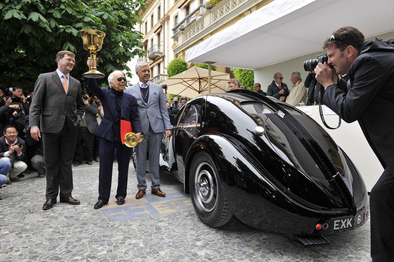 Ralph Lauren’s Bugatti 57SC Atlantic ‘Best of Show’ at Concorso d’Eleganza