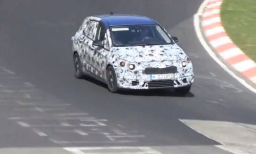 Video: 2014 BMW 1 Series (FWD) prototype spotted on Nurburgring