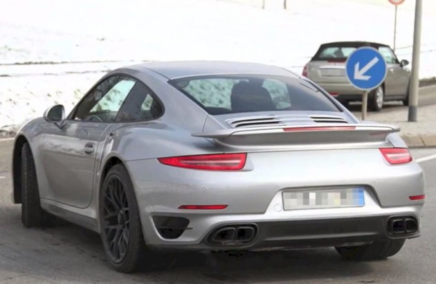 2014 Porsche 911 Turbo prototype rear