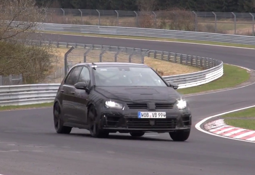 Video: 2014 Volkswagen Golf R Mk7 prototype spied at the Nurburgring