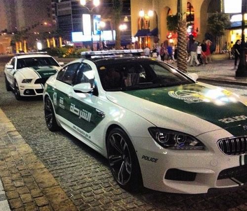 BMW M6 Gran Coupe police car joins Dubai force