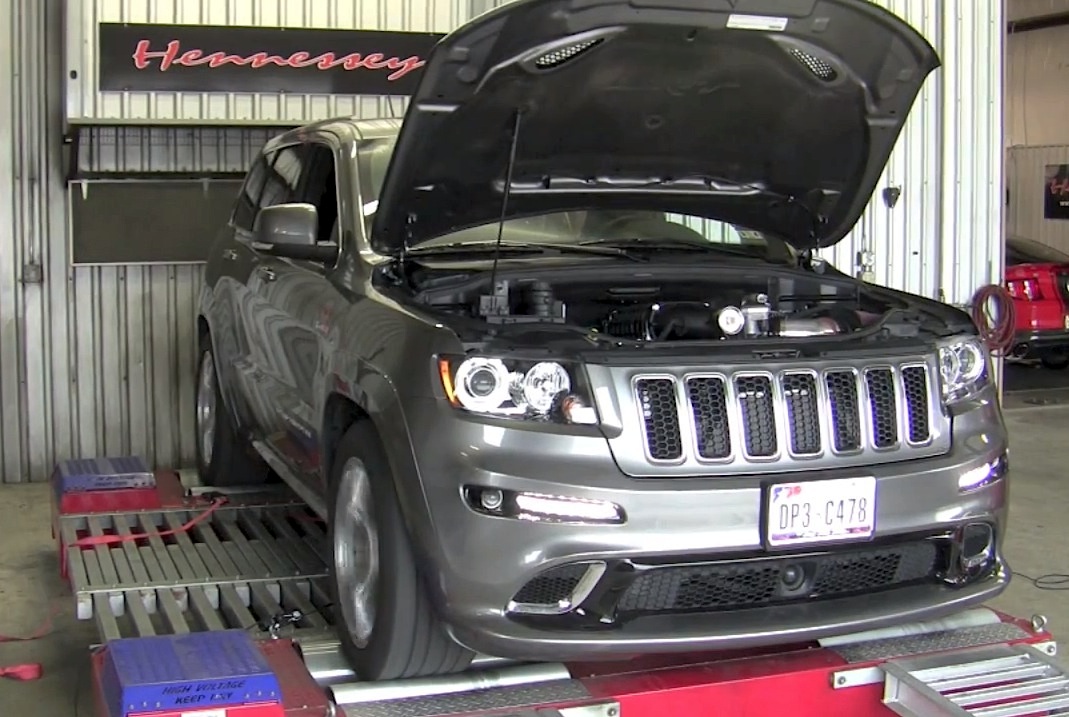 Hennessey 2013 Jeep Grand Cherokee SRT8 HPE650 kit with 485kW (video)