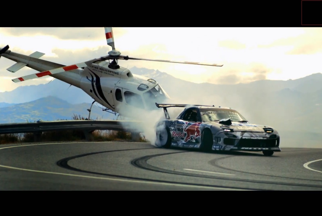 Video: Red Bull Mazda RX-7 in epic 10.4km mountain drift in NZ