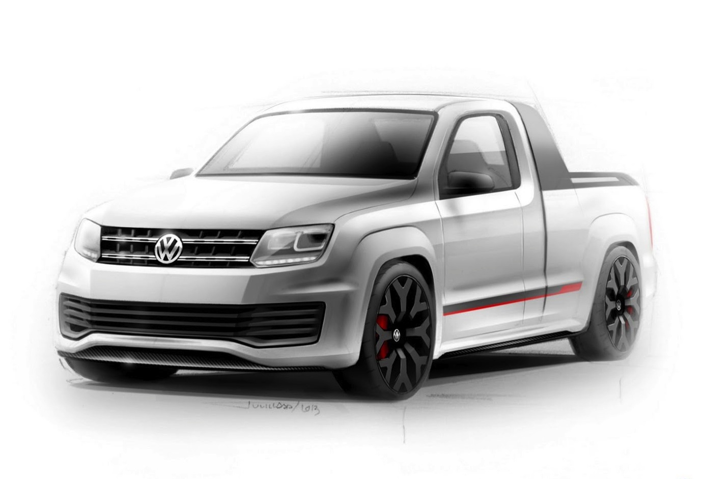 200kW Volkswagen Amarok R-Style concept headed to Worthersee