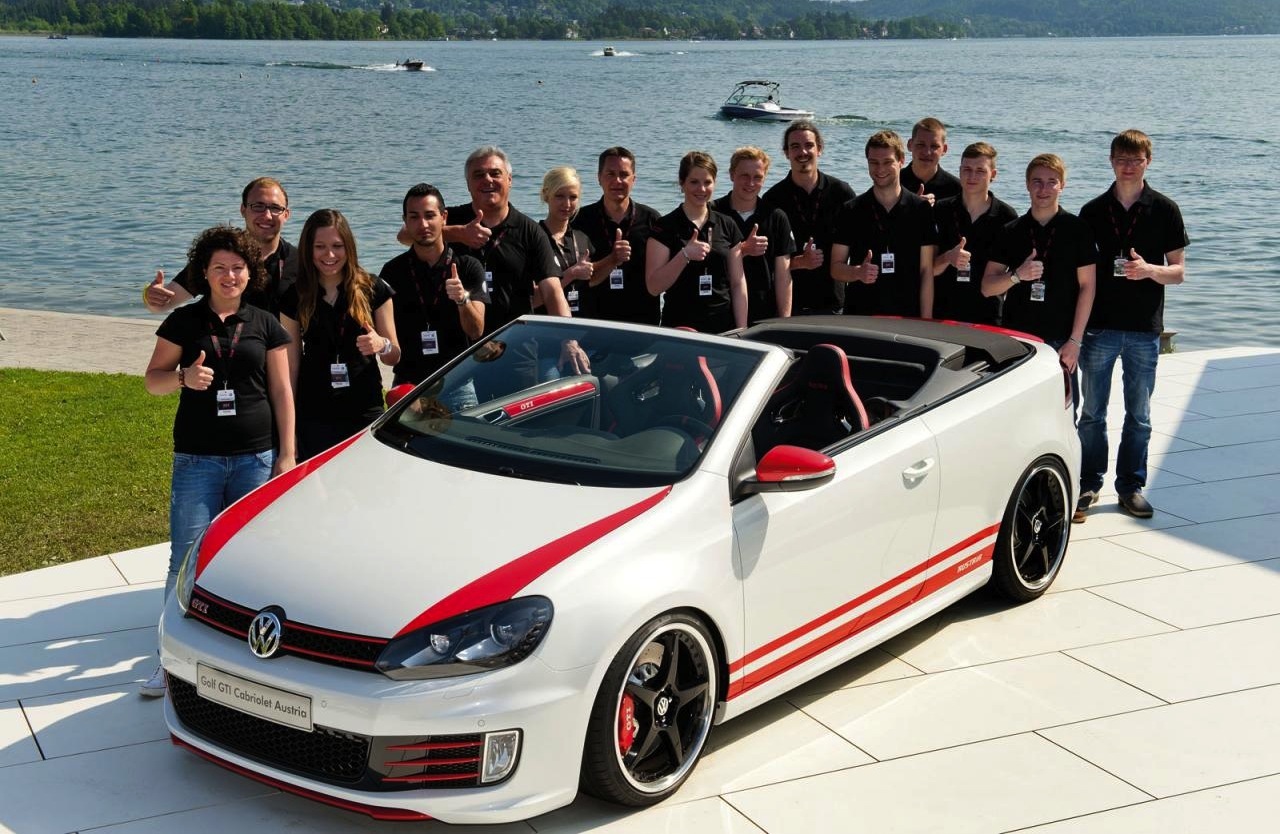 Volkswagen Golf ‘GTI Cabrio Austria’ revealed, built by VW apprentices