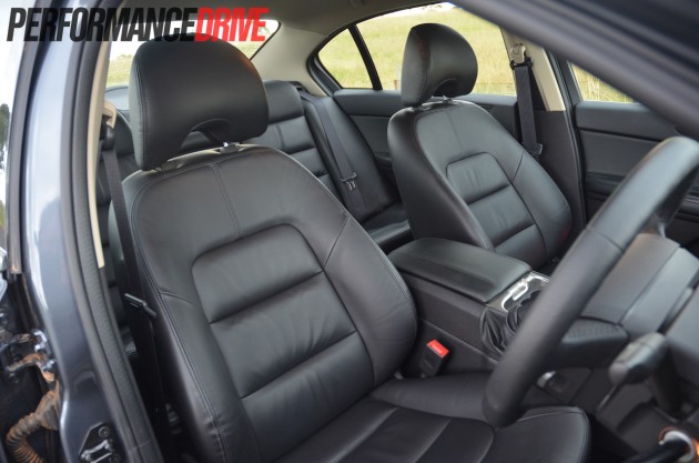 2013 FG Ford Falcon G6E EcoBoost front seats