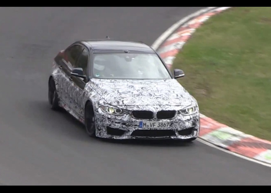 Video: 2014 BMW M3 prototype spotted carving up the Nurburgring