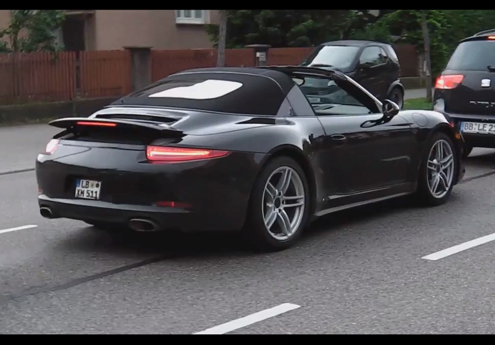 Video: 2014 Porsche 911 Targa prototype spotted (991)